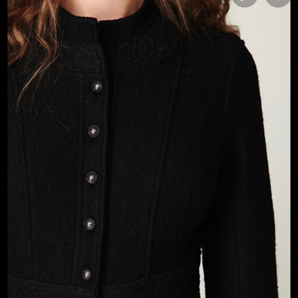 Free People Heritage Wool Coat 2 - Picture 2 of 9